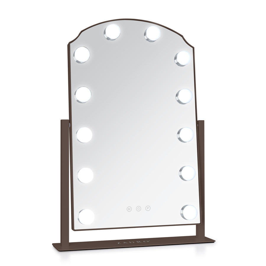 Zadro Scalloped Edge Hollywood LED Vanity Mirror 12