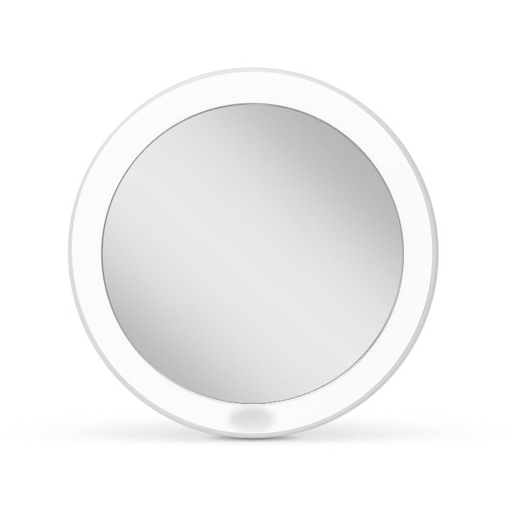 Rechargeable LED Lighted Compact Mirror with Magnification - NEW