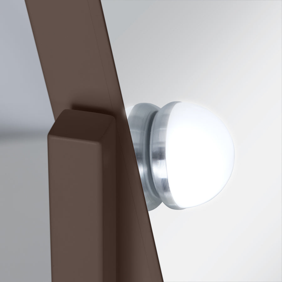 Scalloped Edge Hollywood LED Vanity Mirror