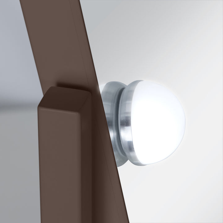 Scalloped Edge Hollywood LED Vanity Mirror