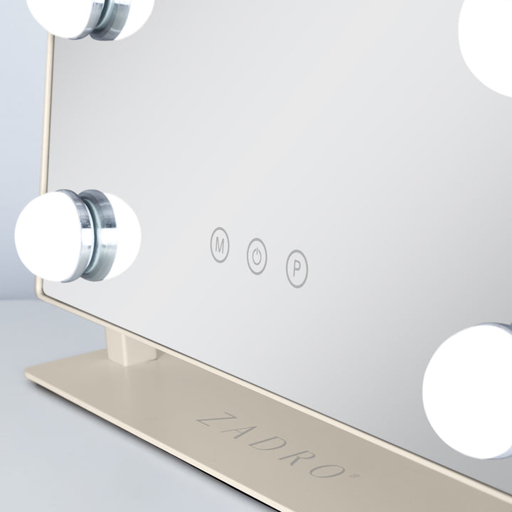 Scalloped Edge Hollywood LED Vanity Mirror