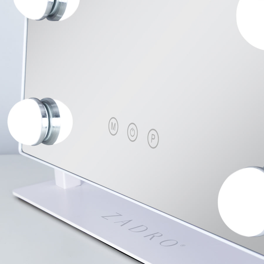 Scalloped Edge Hollywood LED Vanity Mirror