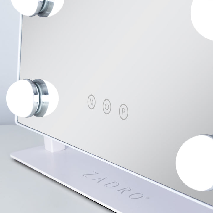 Scalloped Edge Hollywood LED Vanity Mirror