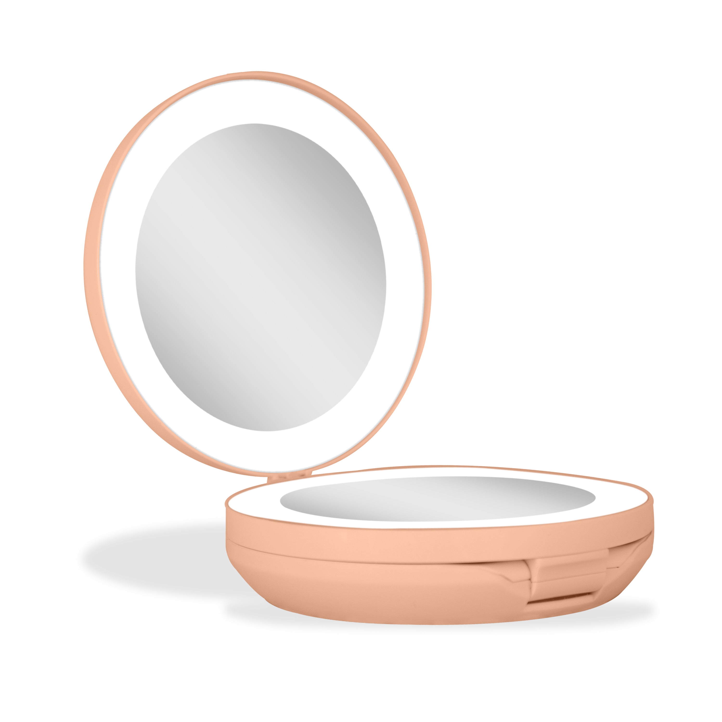 Zadro LED Lighted Travel Mirrors for Makeup w/ Magnification & Compact