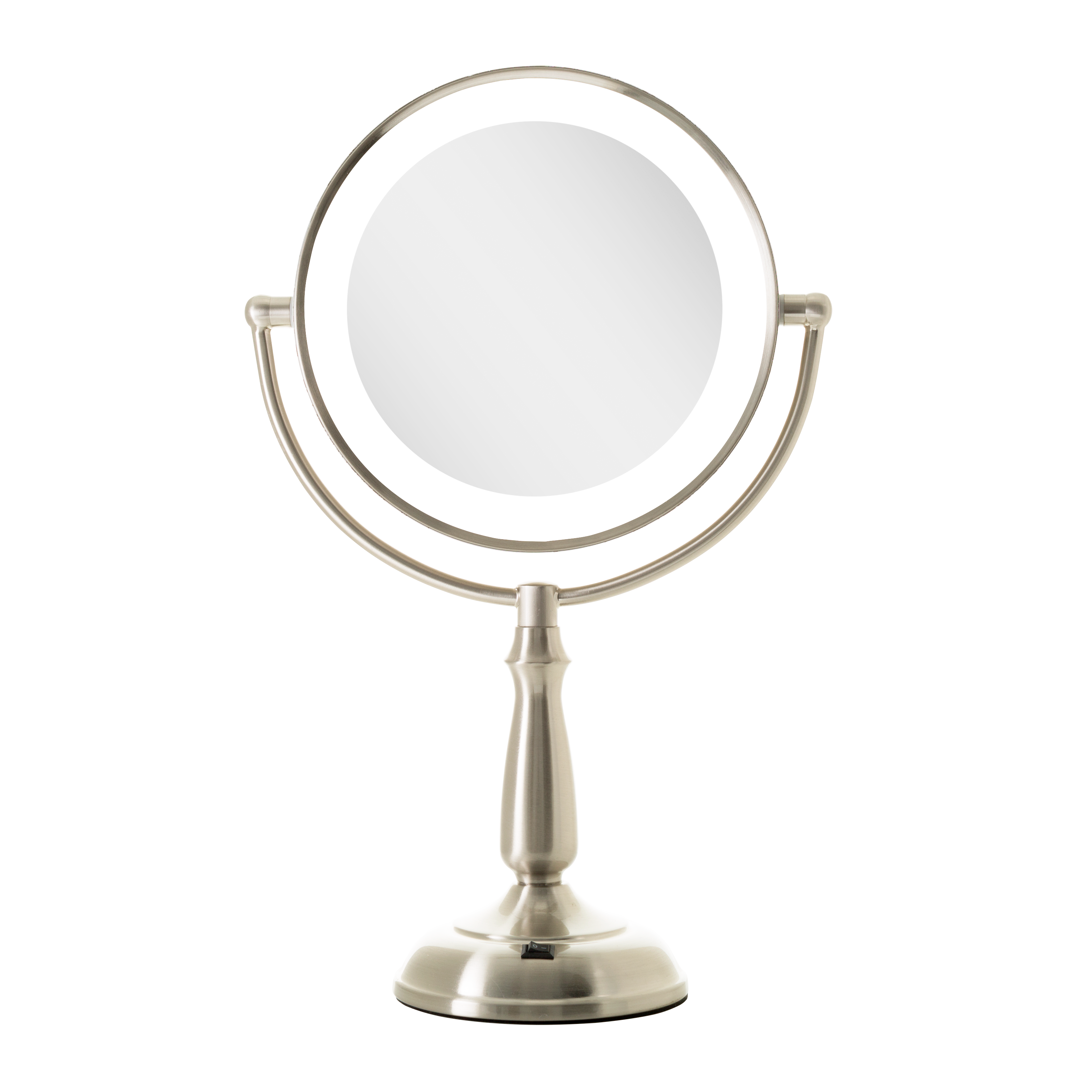 Lighted Makeup Mirror with Magnification & Toggle Switch