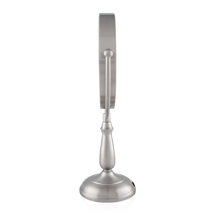 Lighted Makeup Mirror with Magnification & Touch Base
