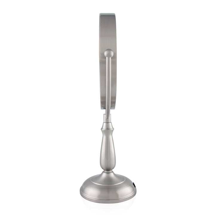 Lighted Makeup Mirror with Magnification & Touch Base