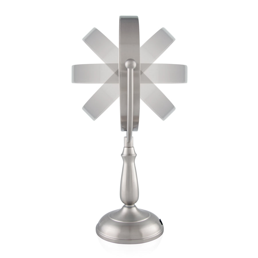 Lighted Makeup Mirror with Magnification & Touch Base