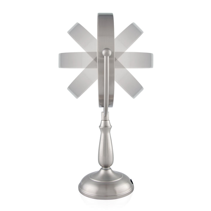 Lighted Makeup Mirror with Magnification & Touch Base