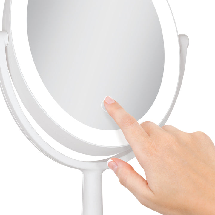 Huntington LED Makeup Mirror with Magnification & USB-C Rechargeable Device Port