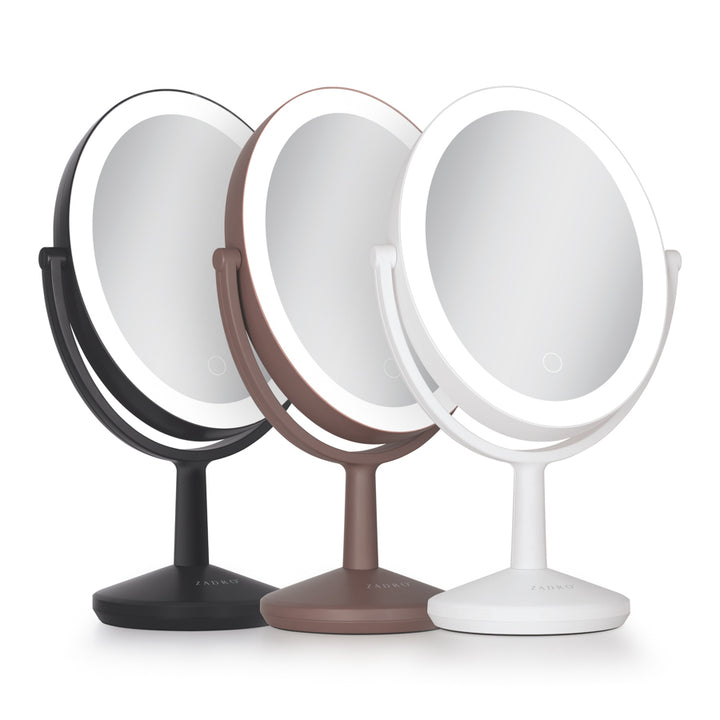 Huntington LED Makeup Mirror with Magnification & USB-C Rechargeable Device Port