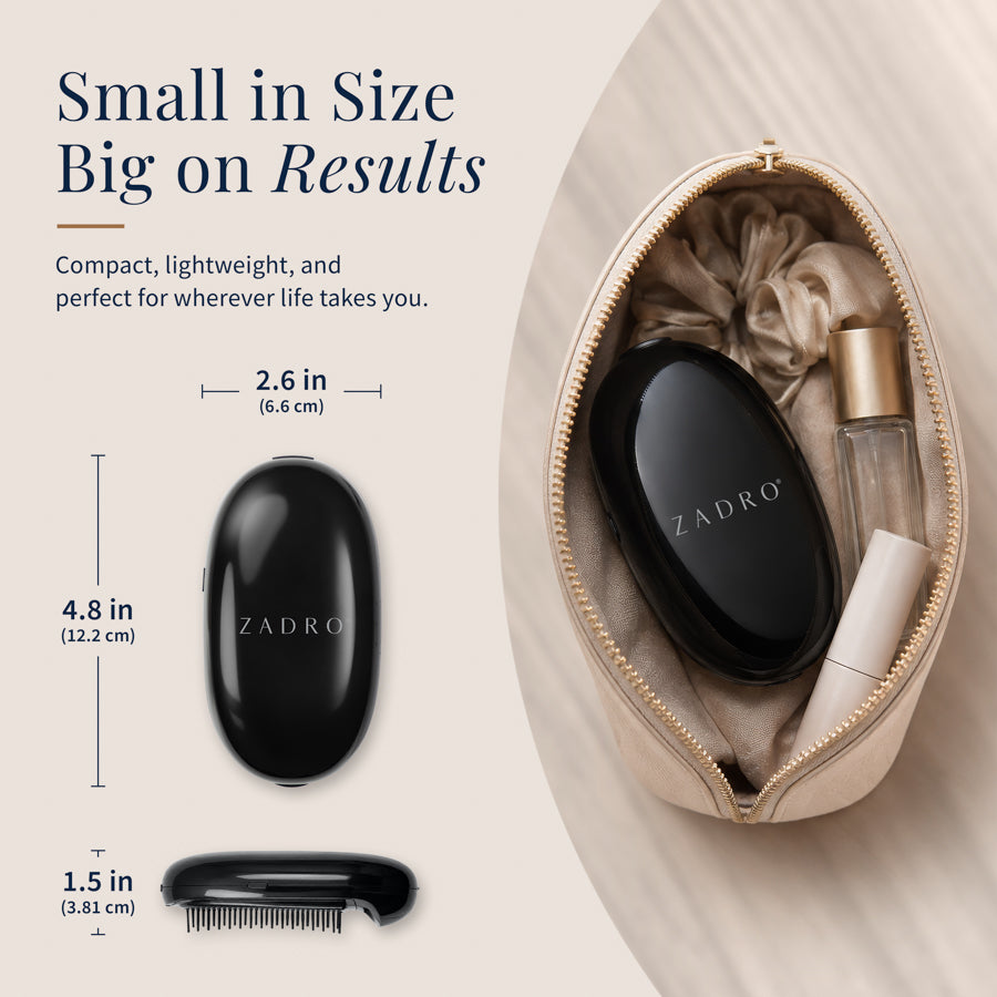 Detangling Massage Hairbrush with Smoothing Negative Ion Technology