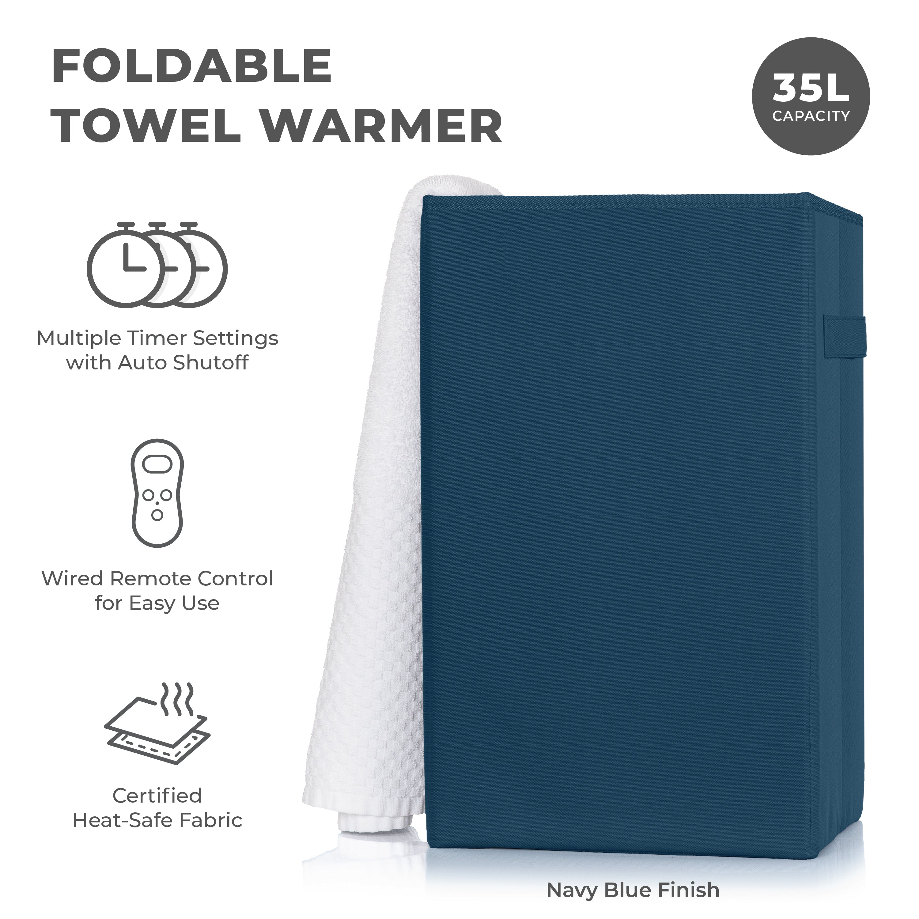 Zadro Foldable Towel Warmer