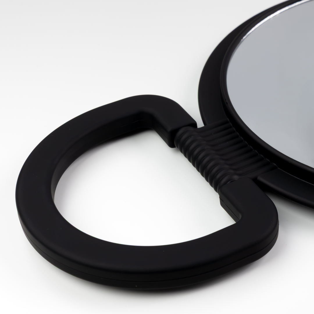 Hanging Handheld Mirror with Soft-Touch Handle, 1X/5X