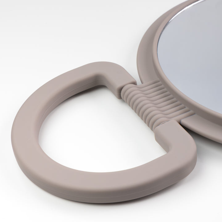 Hanging Handheld Mirror with Soft-Touch Handle, 1X/5X