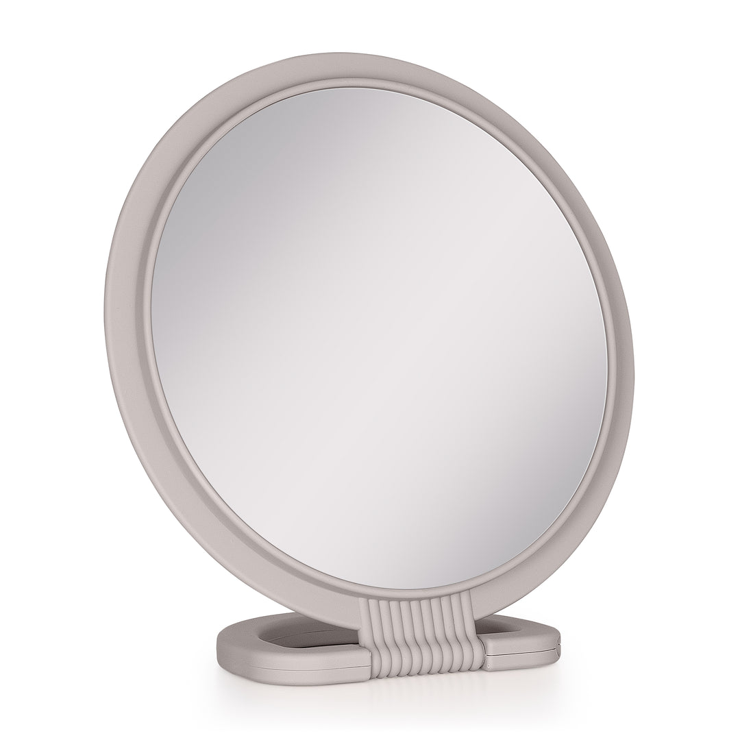Hanging Handheld Mirror with Soft-Touch Handle, 1X/5X