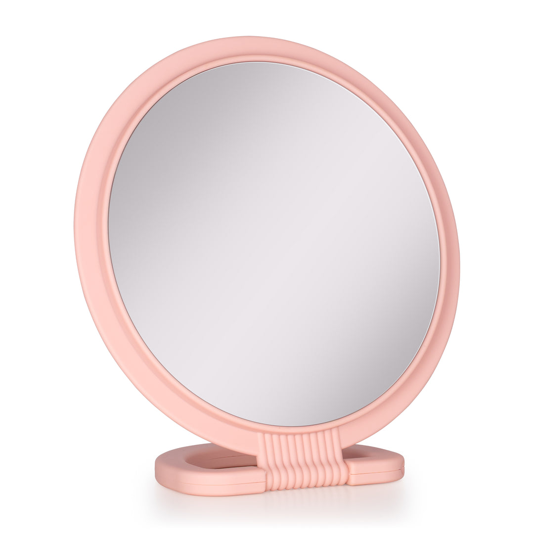 Hanging Handheld Mirror with Soft-Touch Handle, 1X/5X