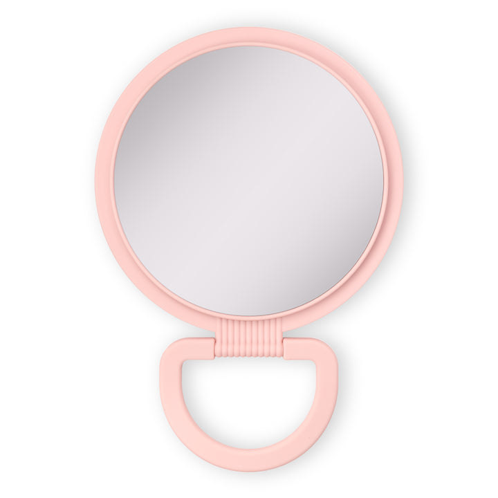 Hanging Handheld Mirror with Soft-Touch Handle, 1X/5X