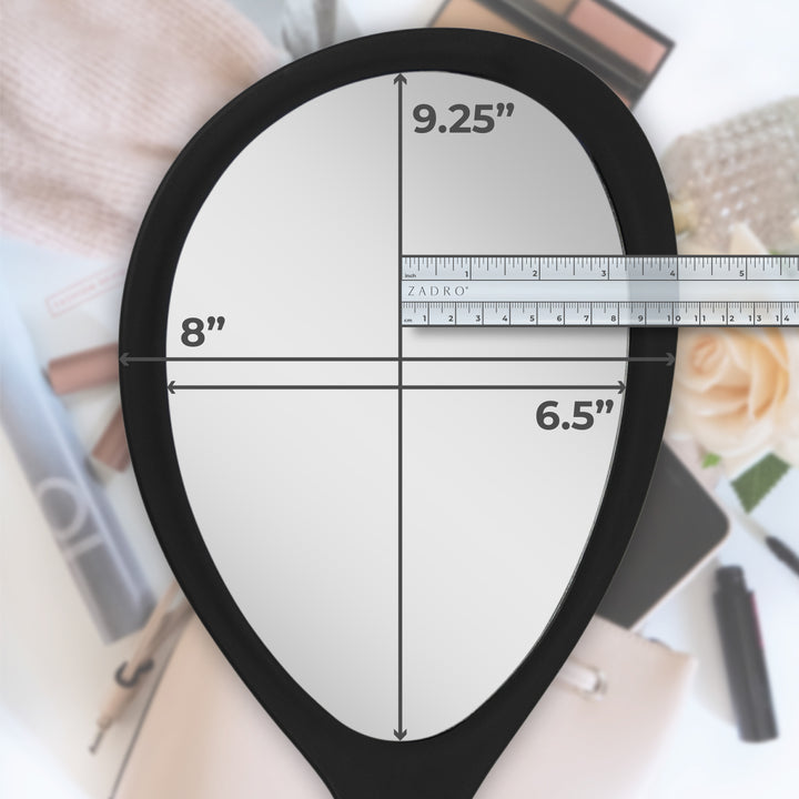 Medium Teardrop Handheld Mirror with Handle - Is Bundle Multipack - AMAZON