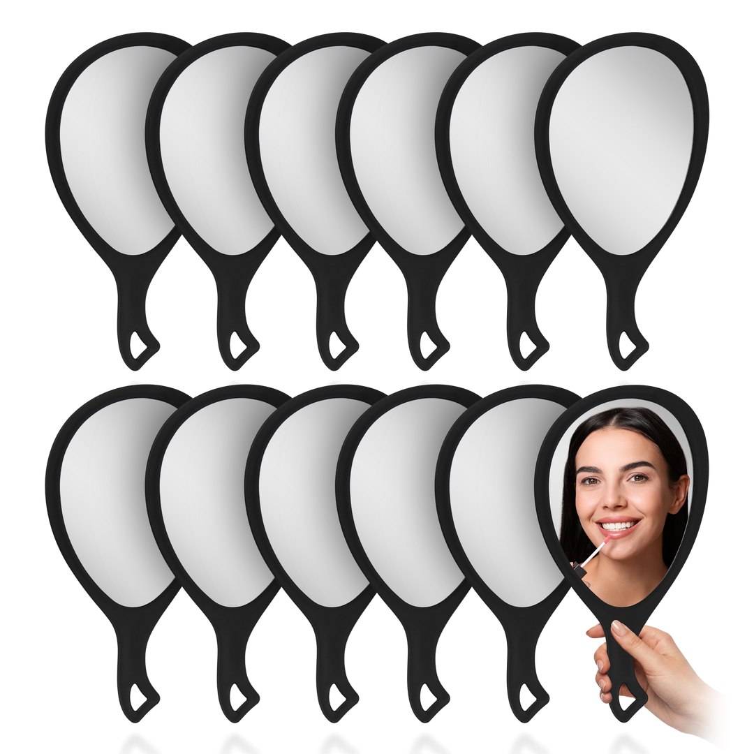 Medium Teardrop Handheld Mirror with Handle - Is Bundle Multipack - AMAZON