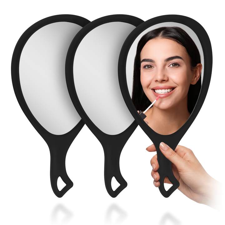 Medium Teardrop Handheld Mirror with Handle - Is Bundle Multipack - AMAZON
