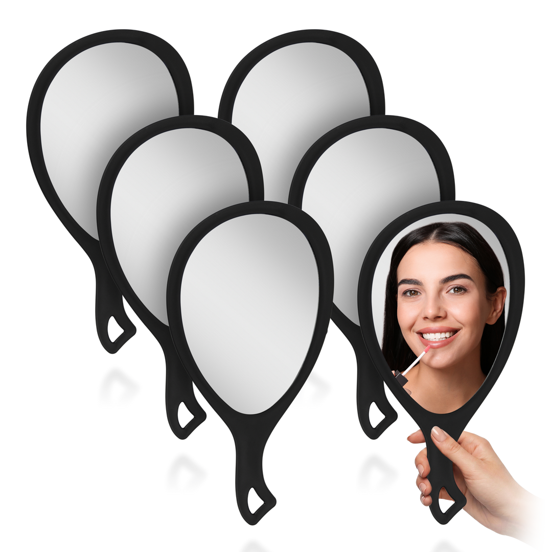 Medium Teardrop Handheld Mirror with Handle - Is Bundle Multipack - AMAZON