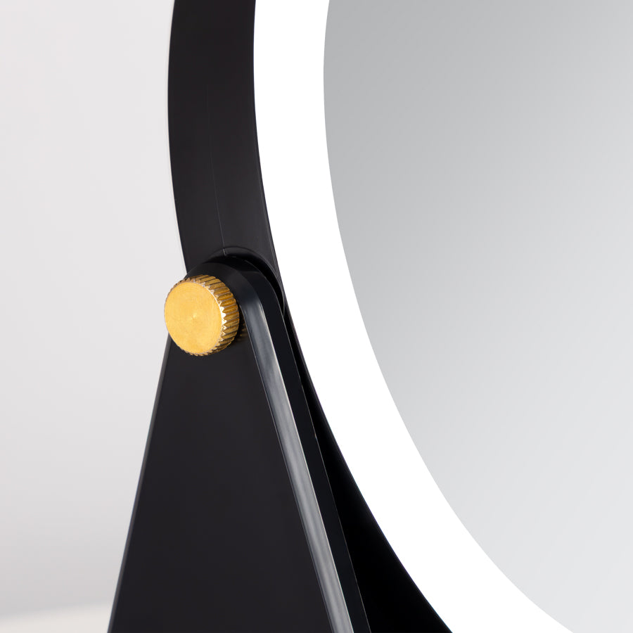 8” LED Lighted Makeup Mirror with Magnification 5X/1X