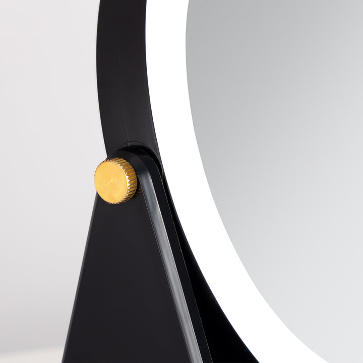 8” LED Lighted Makeup Mirror with Magnification 5X/1X