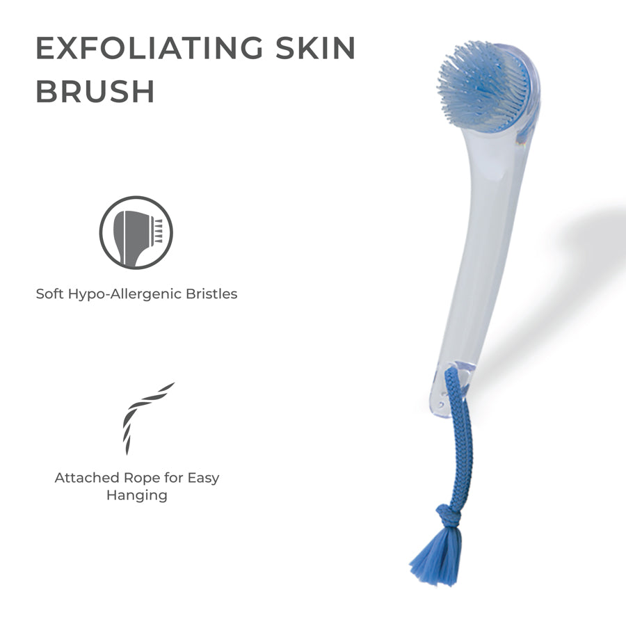 Zadro Exfoliating Facial Scrub Brush, Hypoallergenic