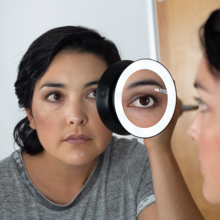 Zadro LED Lighted Compact Mirrors w/ Magnification & Suction Cup Mount