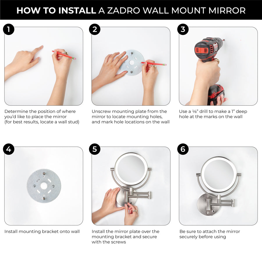 How to Install Wall Mounted Lighted Mirror: Easy Steps for Perfect Glow