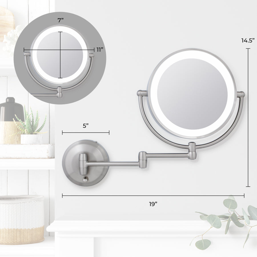 Zadro mirror mounted in bathroom environment photo