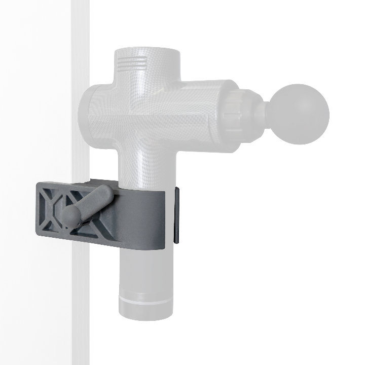 Zadro MASSM01 705004424479 product photo mount to door, electric massager universal adjustable door mount in front of a white background