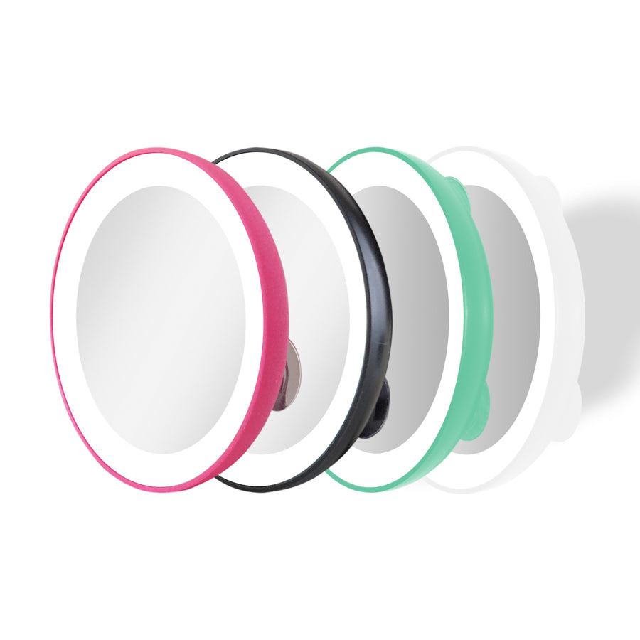 【即日発送・新品】LIP COMPACT MIRROR コンパクトミラー Zadro LED Ring Compact Mirrors w/ Magnification & Suction