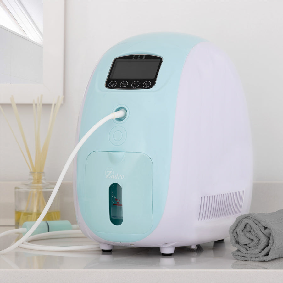 O2 Bar Aromatherapy Zadro Aromatherapy Oxygen Bar with 10ml Lavender Essential Oil Bottle