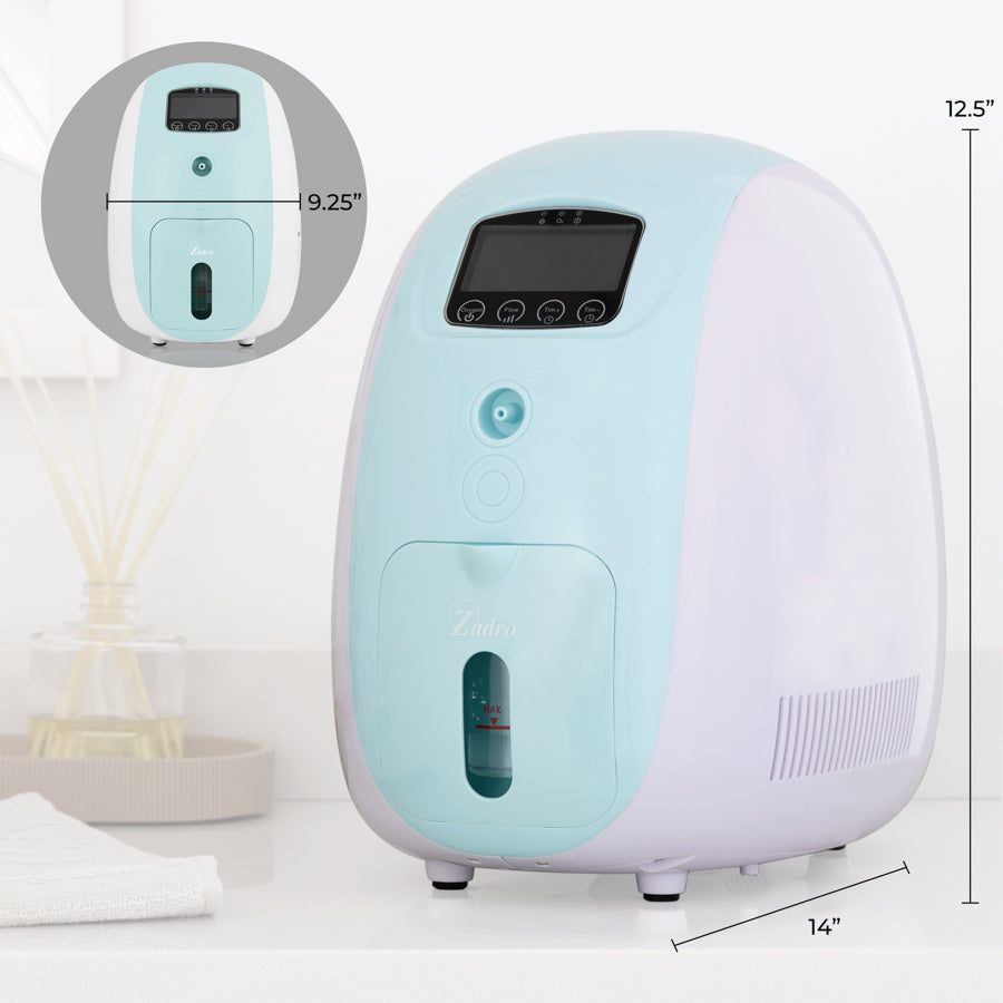 Zadro Aromatherapy Oxygen Bar with 10ml Lavender Essential Oil Bottle