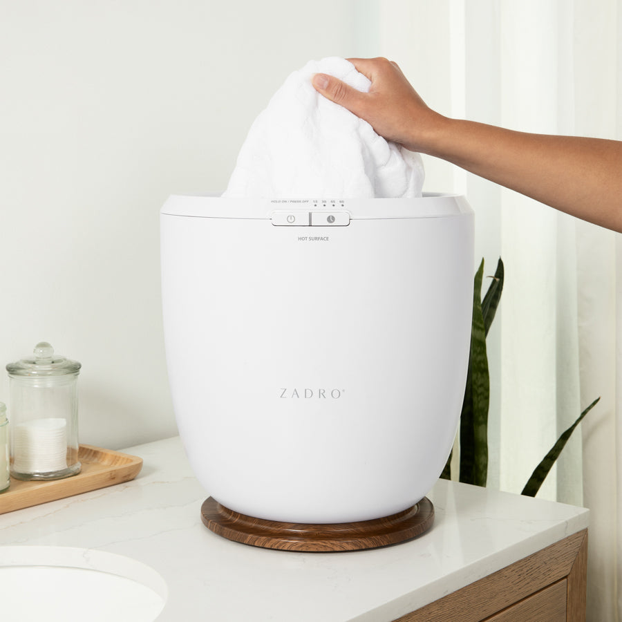 Zadro Towel Warmer Countertop Bucket 16L Stainless Steel Tub Auto