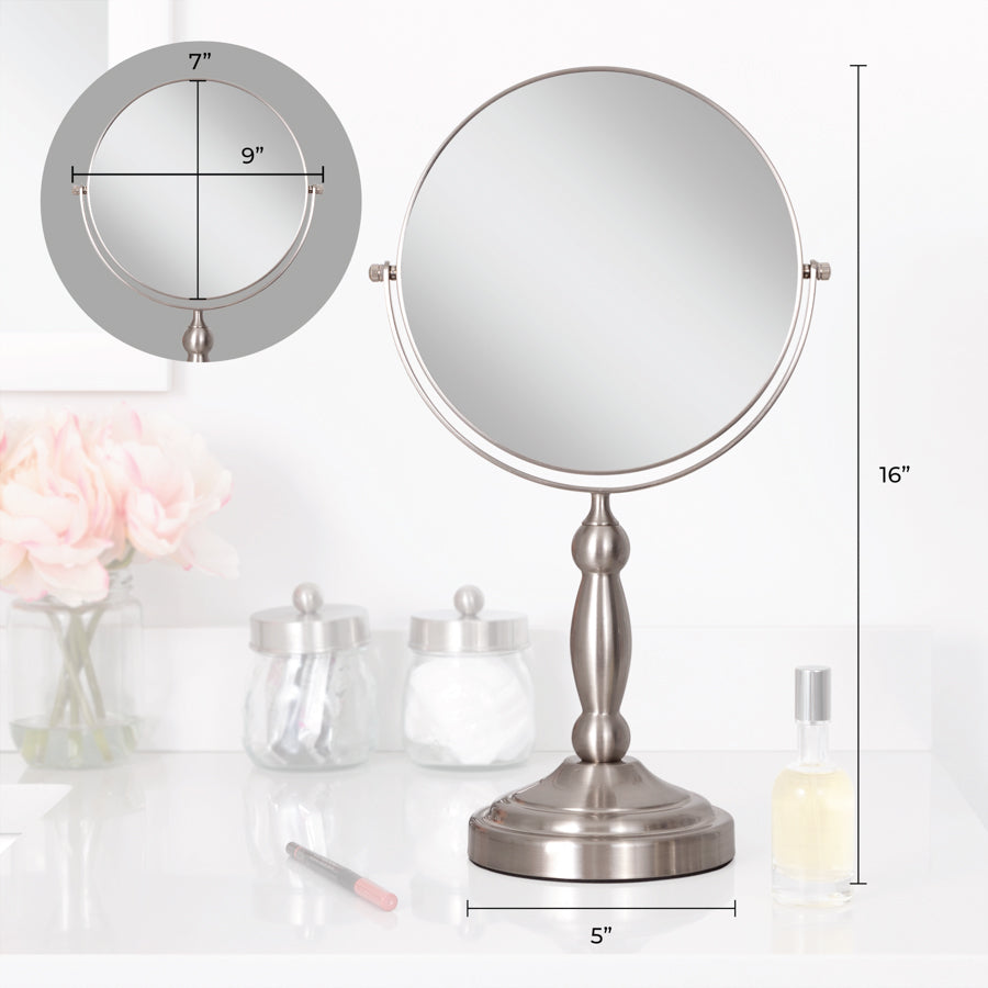Zadro Dual Vanity Makeup Mirrors with Magnification and