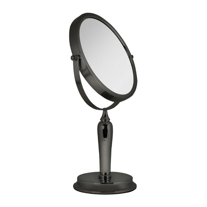 Zadro VANA95 705004421638 product photo side view, anaheim makeup mirror with magnification in front of a white background