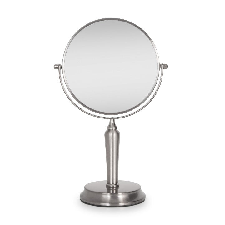 Zadro VANE45 705004421331 product photo front view, anaheim makeup mirror with magnification in front of a white background