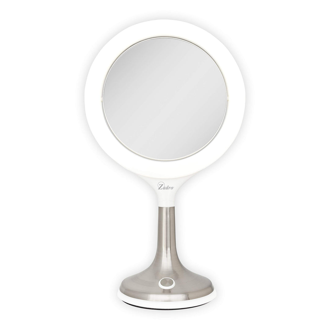 Solana Lighted Makeup Mirror with Magnification & Touch Pad