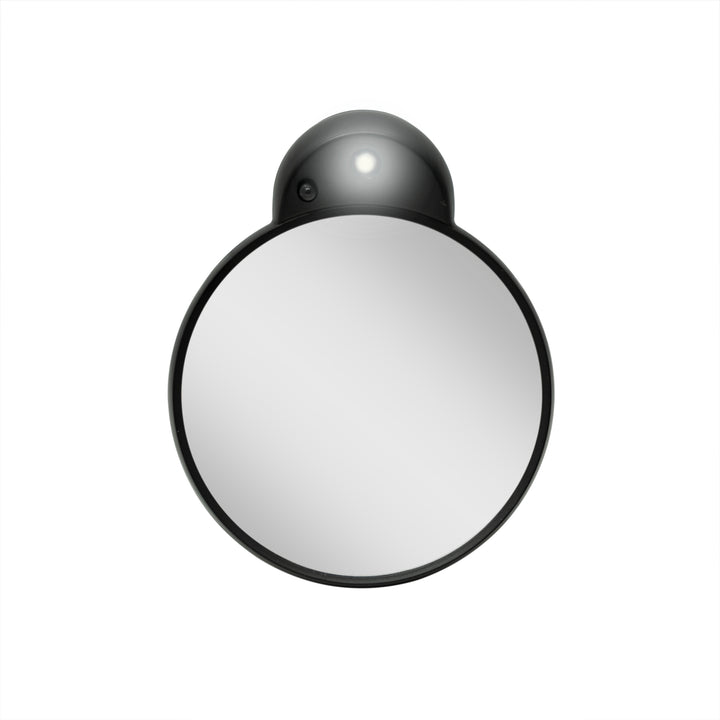 Lighted Compact Mirror with Magnification & Retractable Suction Cups
