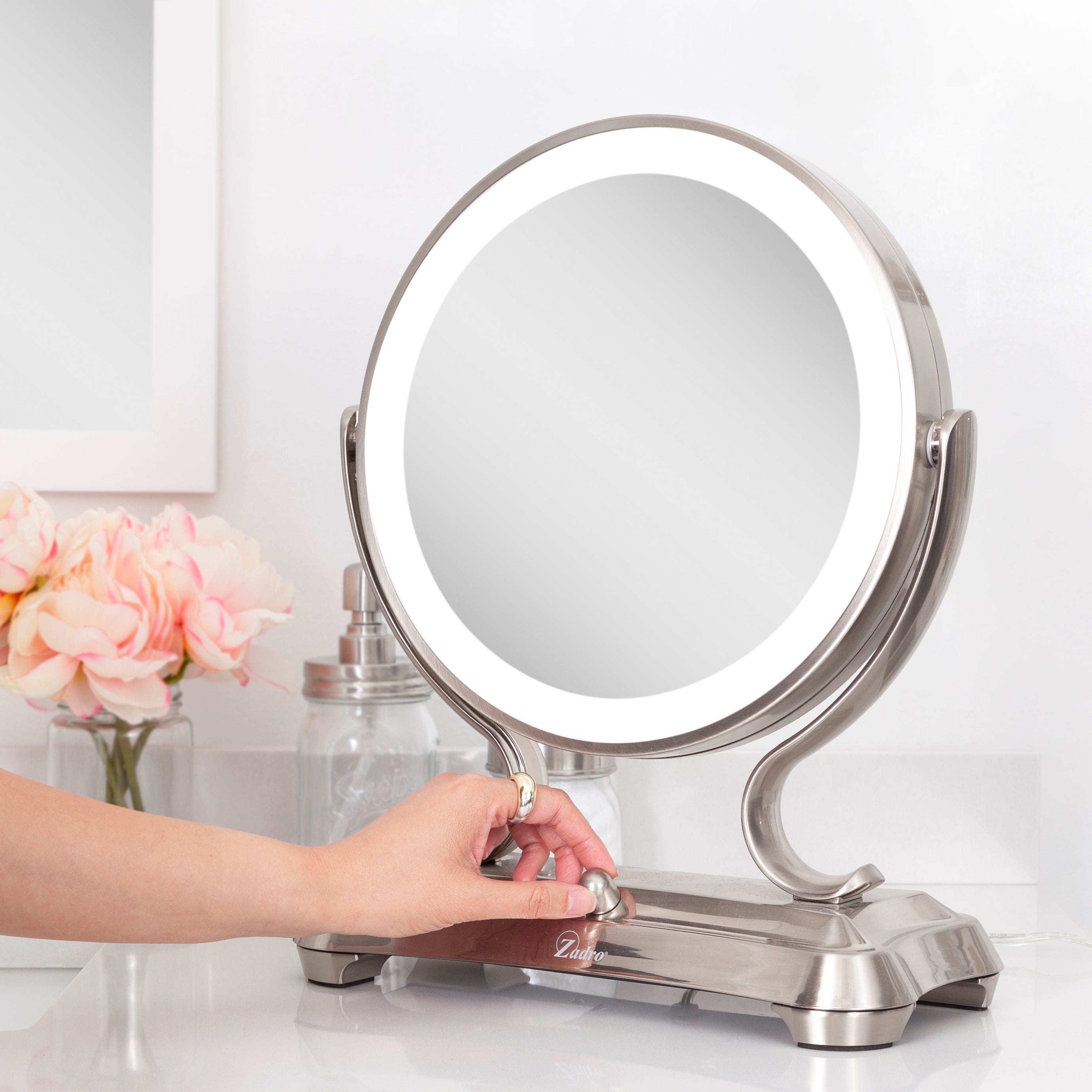 Glamour Lighted Makeup Mirror with Magnification