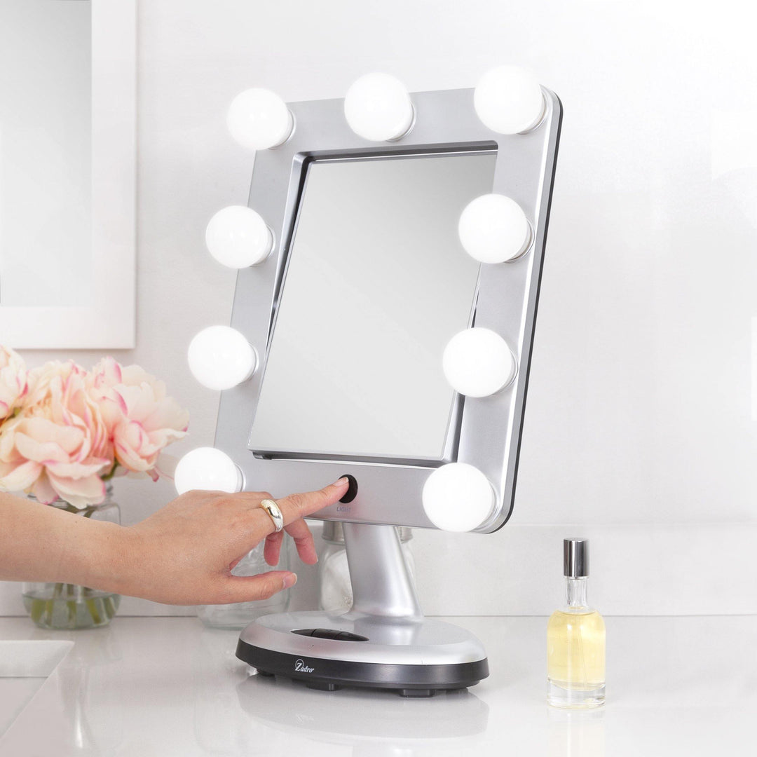 MELROSE LED Variable Light Bluetooth Vanity Mirror, 5X/1X - Zadro Products