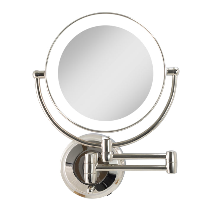Lighted Wall Mounted Makeup Mirror with Magnification & Extendable Arm - Amazon