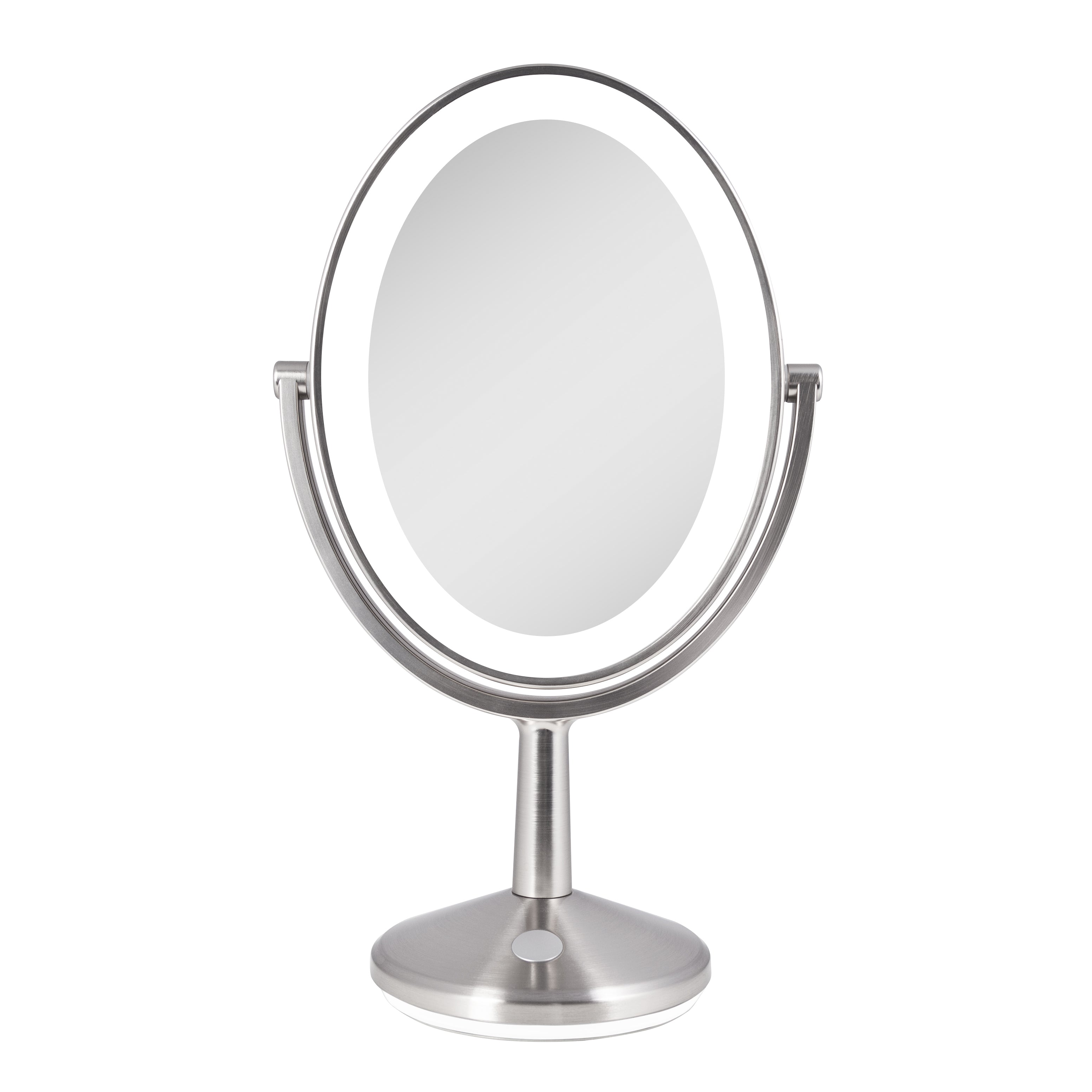 Huntington Lighted Makeup Mirror with Magnification & Rechargeable