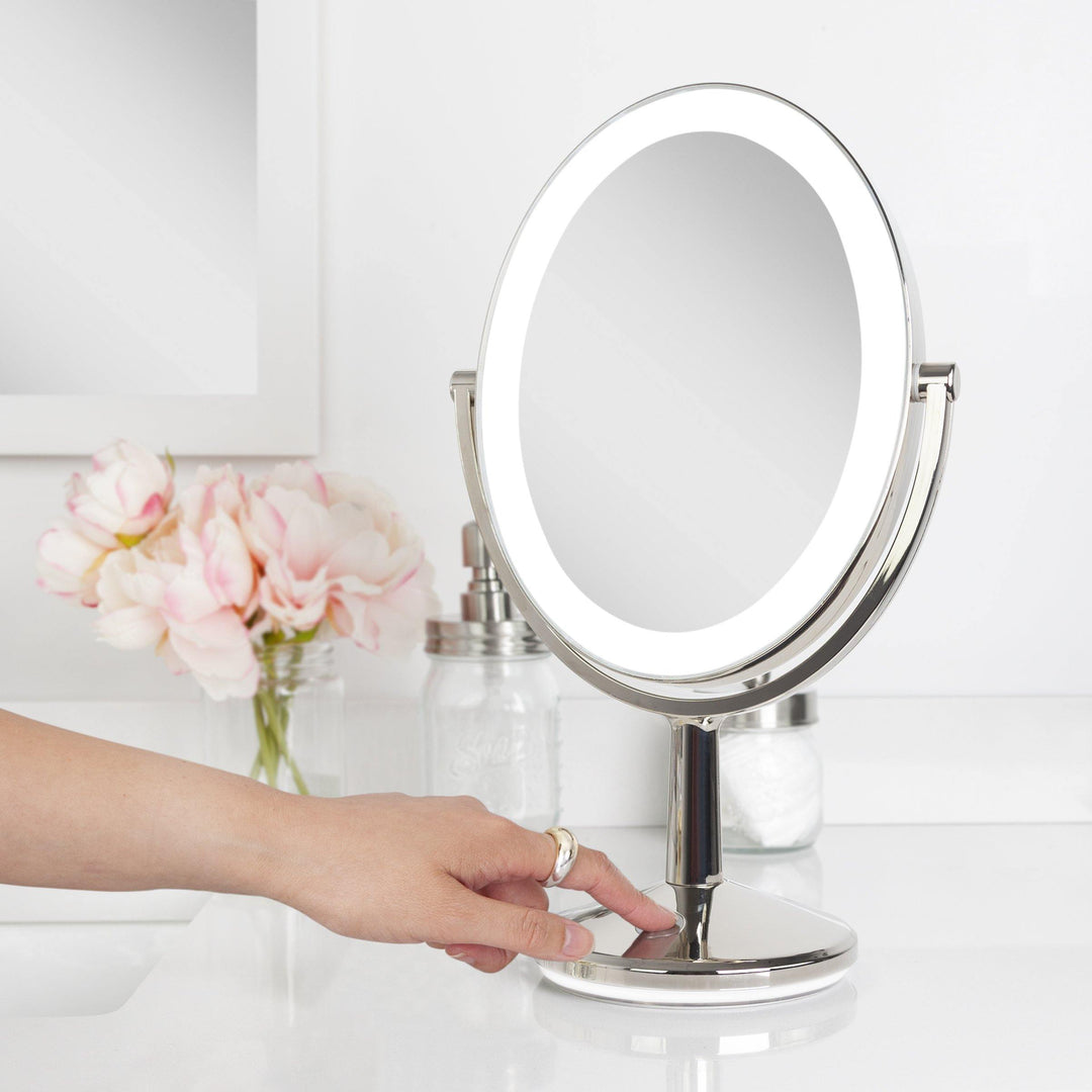 HUNTINGTON LED Oval Rechargeable Vanity Mirror - Zadro Products