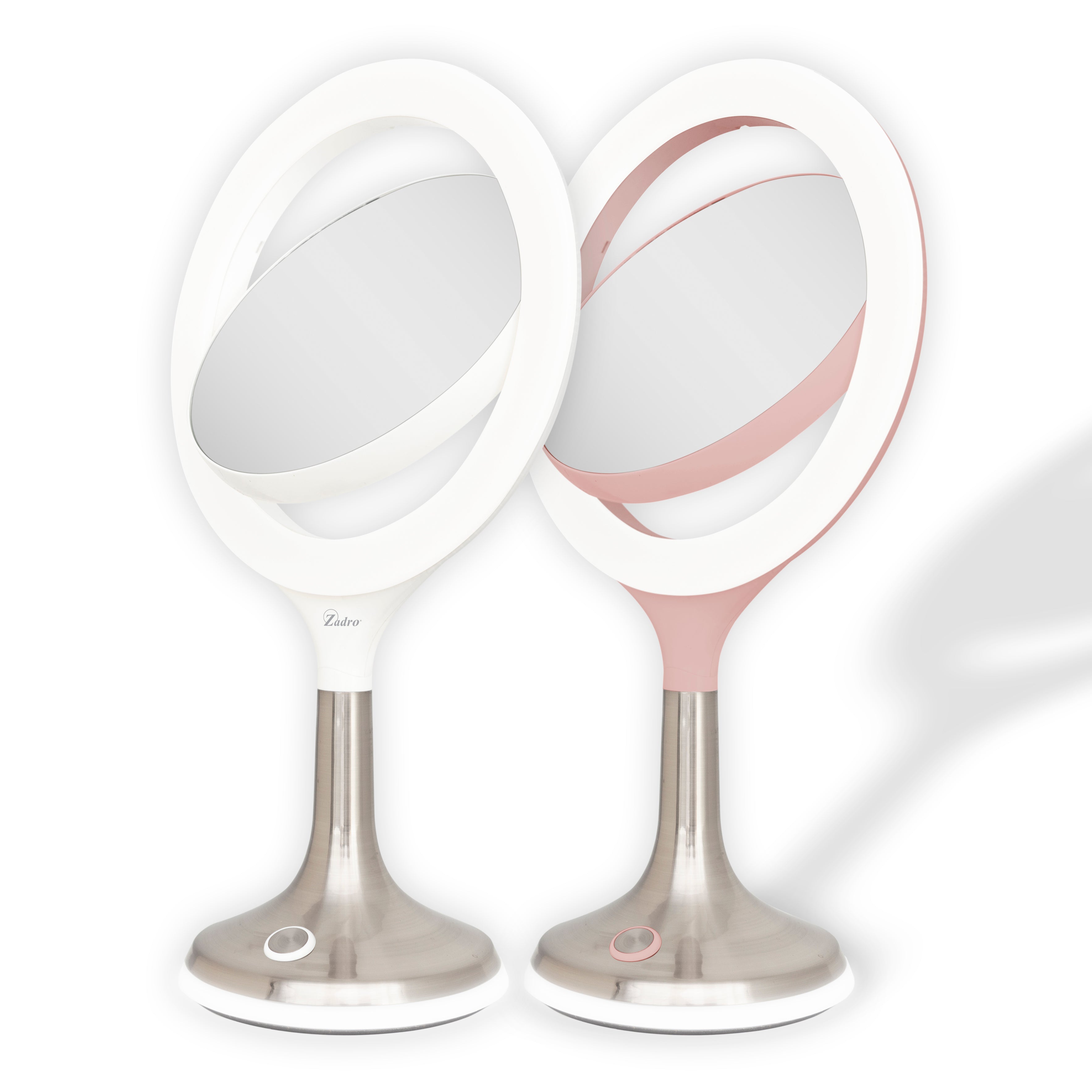Solana Lighted Makeup Mirror with Magnification & Touch Pad
