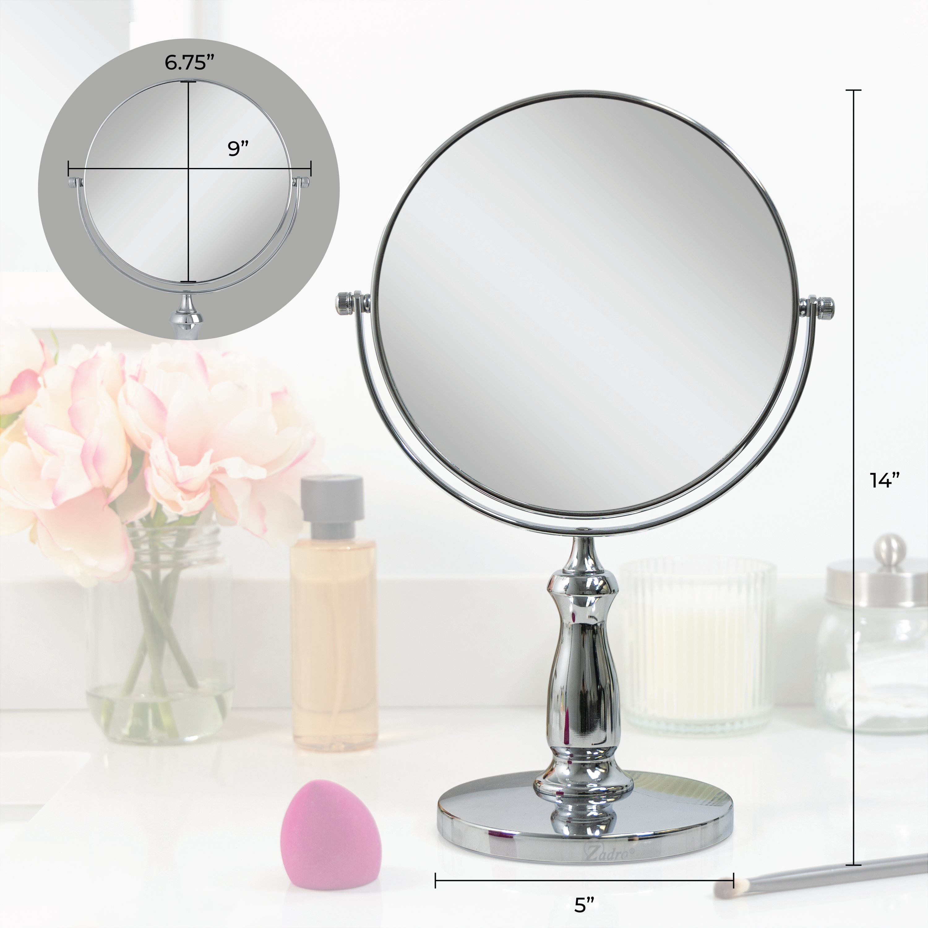 Makeup Mirror with Magnification