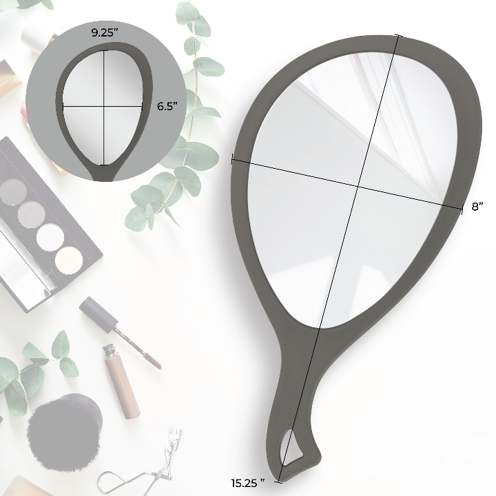 zadro-medium-teardrop-handheld-mirror-curved-ergonomic-handle-to-hang for Free Printable Hand Mirror Template Zadro Medium Teardrop Handheld Mirror Curved Ergonomic Handle to Hang for Free Printable Hand Mirror Template